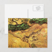 Carte Postale Champ avec deux lapins par Vincent van Gogh (Devant / Derrière)