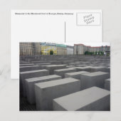 Carte Postale champ commémoratif de Berlin (Devant / Derrière)