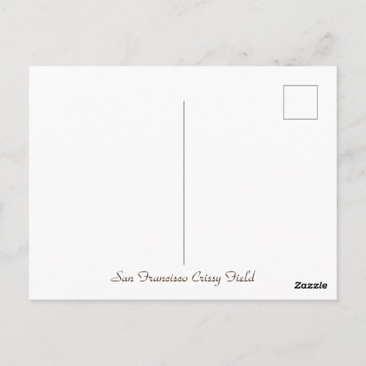 Carte Postale Champ critique (Dos)