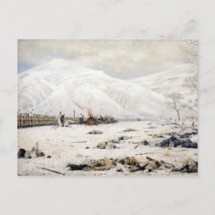 Carte Postale Champ de bataille au col Shipka