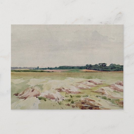 Carte Postale Champ de bataille d'Agincourt, le 25 octobre 1415 (Devant)