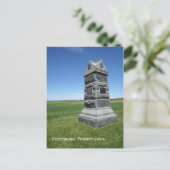 Carte Postale Champ de bataille de Gettysburg (Debout devant)