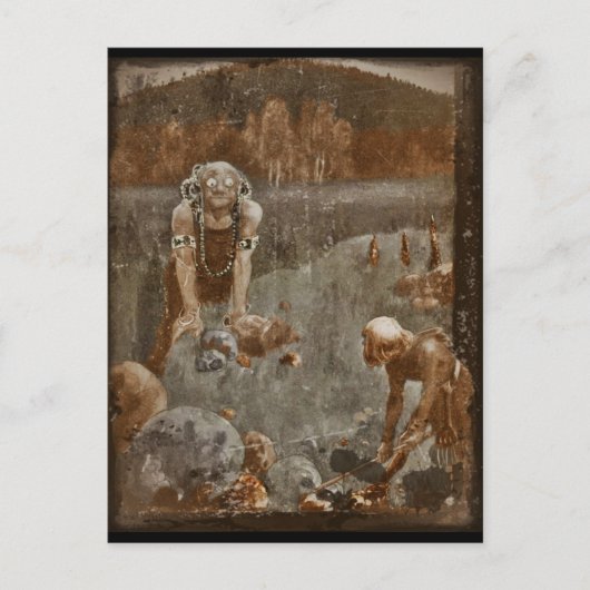 Carte Postale Champ de bijoux (Devant)