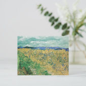 Carte Postale Champ de blé aux bleuets Vincent van Gogh (Debout devant)
