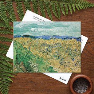Carte Postale Champ de blé aux bleuets Vincent van Gogh