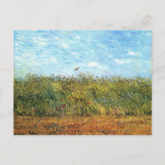 Carte Postale Champ de blé avec Lark, Van Gogh Fine Art