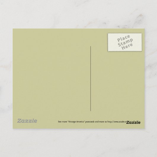 Carte Postale Champ de coton (Dos)