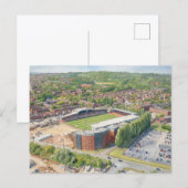 Carte Postale Champ de course de Wrexham - Aquarelle (Devant / Derrière)