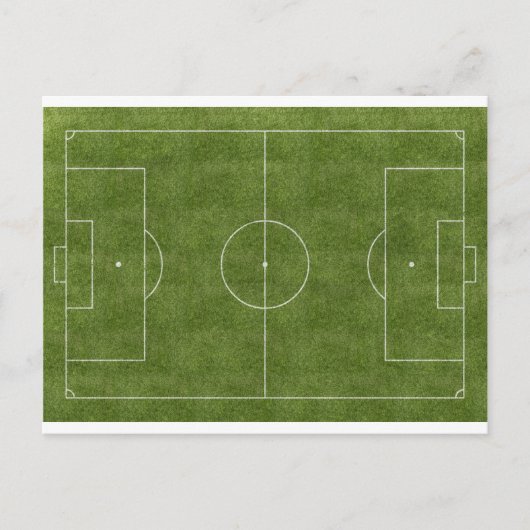 Carte Postale Champ de football (Devant)