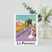 Carte Postale Champ de Lavanda en Provence, France (Debout devant)