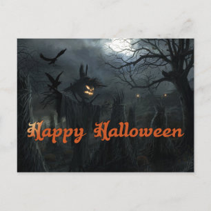 Carte Postale Champ de mort d'Halloween