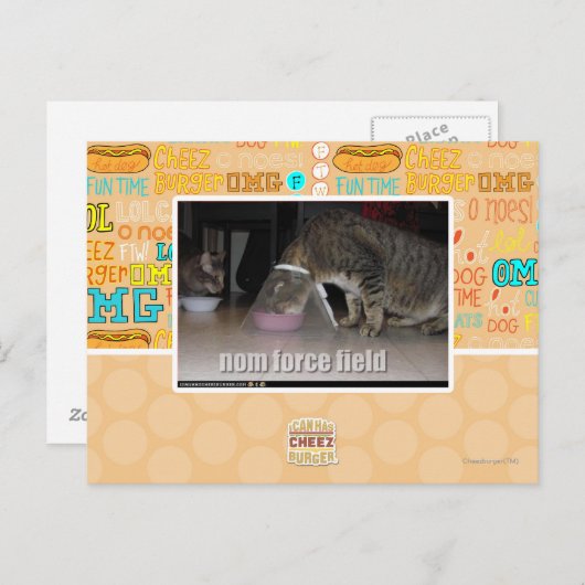 Carte Postale champ de nom force (Devant / Derrière)