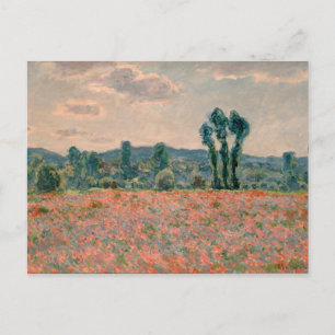 Carte Postale Champ de pavot - Claude Monet