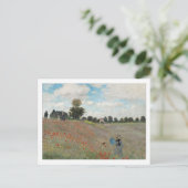 Carte Postale Champ de pavot par Monet (Debout devant)