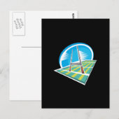 Carte Postale Champ de rugby (Devant / Derrière)