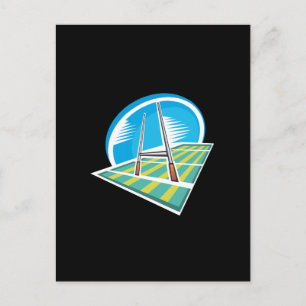 Carte Postale Champ de rugby