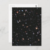 Carte Postale Champ de télescope spatial Hubble Galaxies (Devant / Derrière)