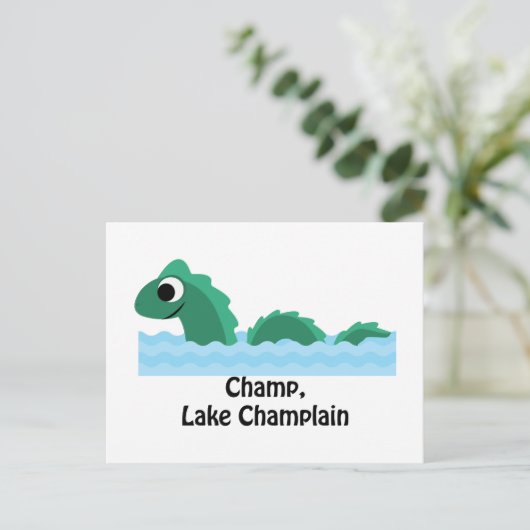 Carte Postale Champ, lac Champlain (Debout devant)