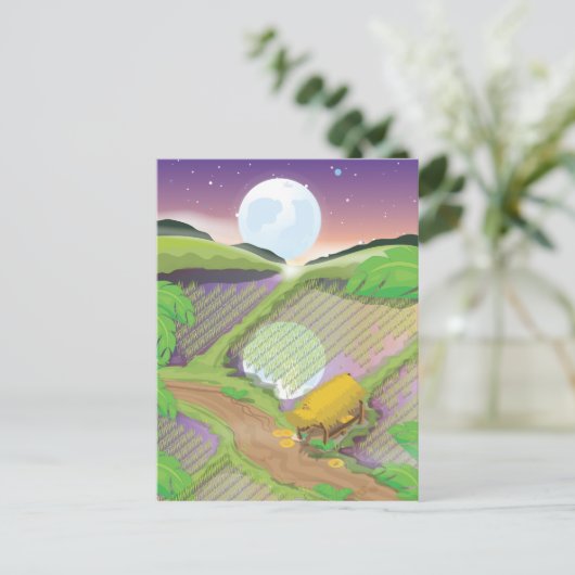 Carte Postale Champ Paddy (Debout devant)