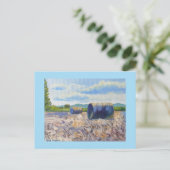 Carte Postale Champ Pays (Debout devant)