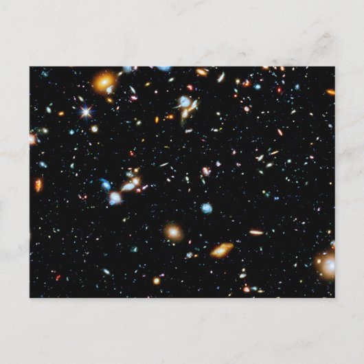 Carte Postale Champ ultra profond Hubble (Devant)