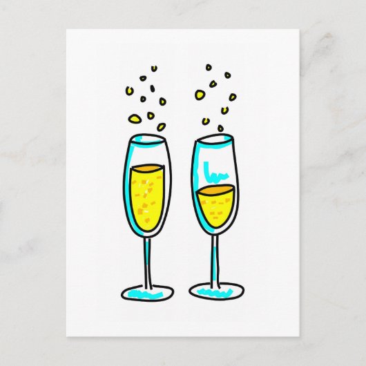 Carte Postale champagne (Devant)