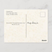 Carte Postale Champagne Bubly Aquarelle (Dos)