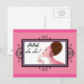 Carte Postale Champagne Diva (Devant / Derrière)