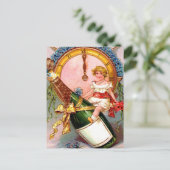 Carte Postale Champagne du Nouvel An (Debout devant)