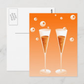 Carte Postale Champagne Retro (Devant / Derrière)