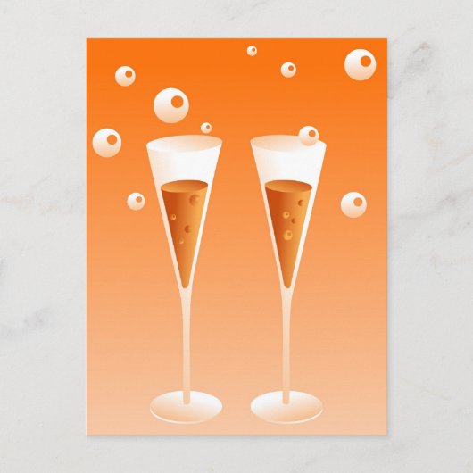 Carte Postale Champagne Retro (Devant)