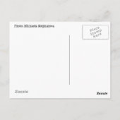 Carte Postale Champagne rose (Dos)