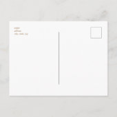 Carte Postale Champagne Tower Gold Texte White Engagement Party (Dos)