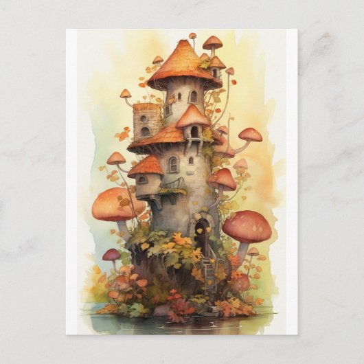 Carte Postale champignon (Devant)