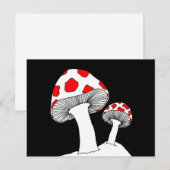 Carte postale Champignon (Devant / Derrière)