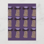 Carte Postale Champignon Champignon Violet (Devant)