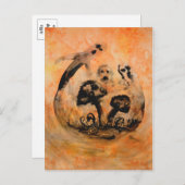 Carte postale Champignon Fantôme (Devant / Derrière)