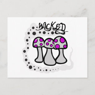 Carte Postale Champignon malin