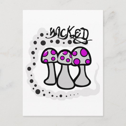 Carte Postale Champignon malin (Devant)