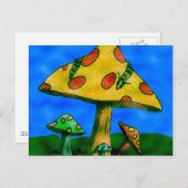 Carte Postale Champignons (Devant / Derrière)