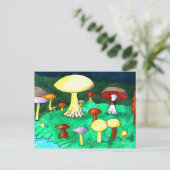 Carte Postale Champignons (Debout devant)