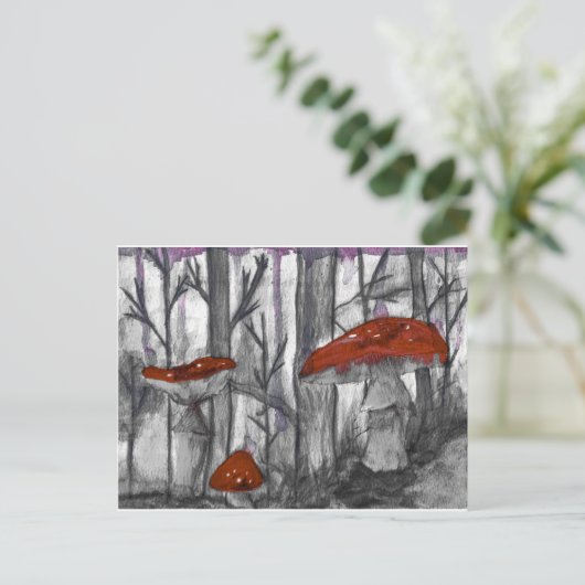 Carte Postale Champignons (Debout devant)