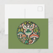 Carte Postale Champignons des champignons des fées Fées Fungus (Devant / Derrière)