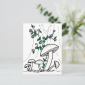 Carte postale Champignons & Glories du matin (Debout devant)