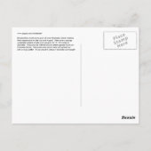 Carte Postale Champignons King Boletus, île Unalaska (Dos)