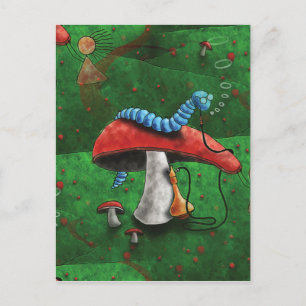 Carte Postale Champignons magiques