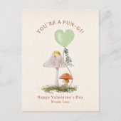 Carte Postale Champignons Pun Champignons Salle de classe Valent (Devant)