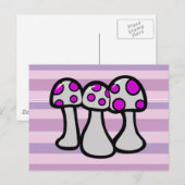 Carte Postale Champignons tachetés (Devant / Derrière)