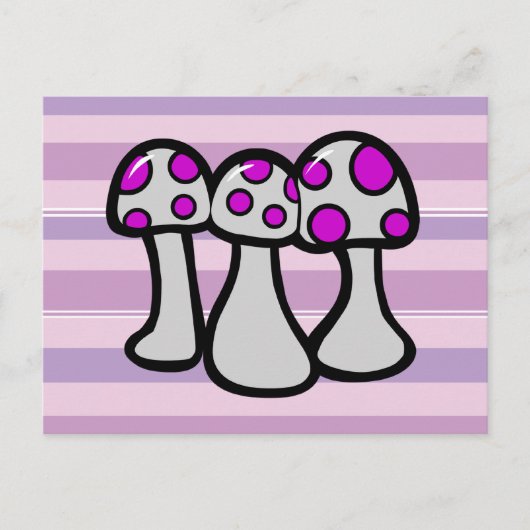 Carte Postale Champignons tachetés (Devant)