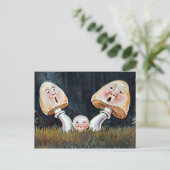 Carte Postale Champignons vintages (Debout devant)